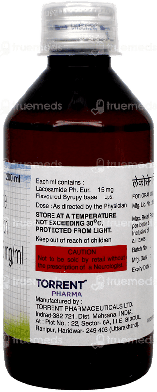 Lacosam Syrup 200Ml